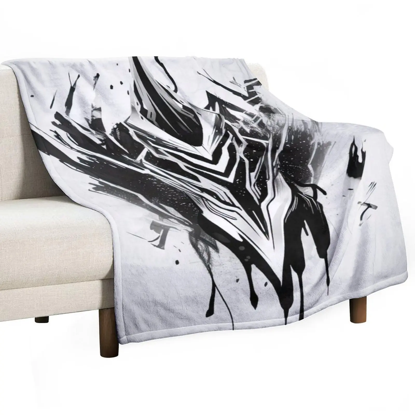 شعار warframe رمي بطانية الزخرفية الناعمة الكبيرة الفاخرة St أغطية السرير البطانيات #1