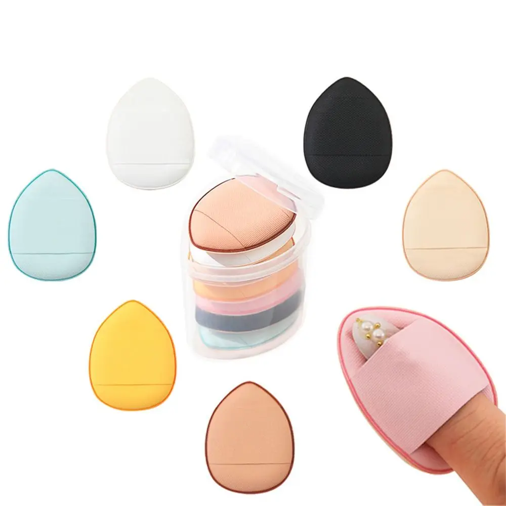 Dual-Use Blush Concealer Kissen Text marker Mixer Make-up Schwamm kosmetische Puff 7 stücke Mini Finger Puff Daumen Luftkissen Puff