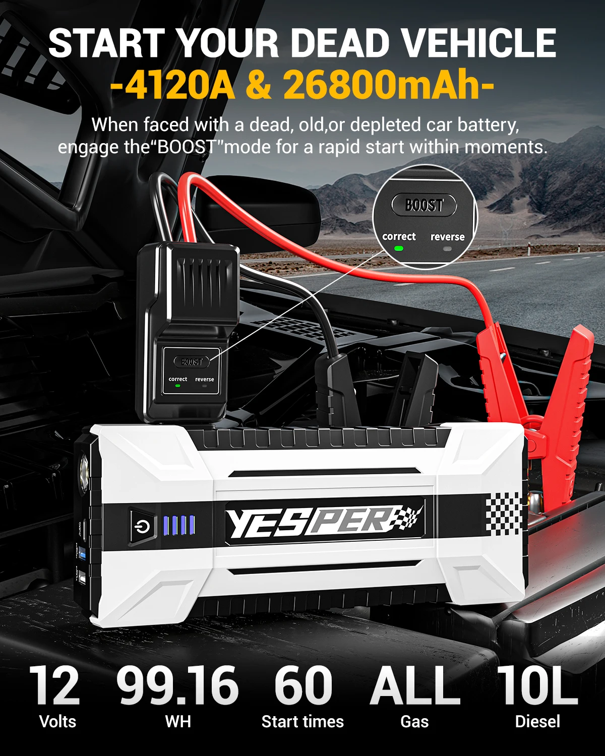 Thumbnail 2 - #79 Portable Car Jump Starters Sale