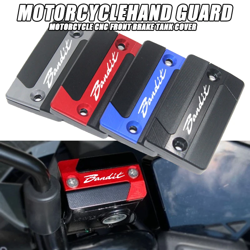 

With LOGO Bandit Master Cylinder Cover Fits FOR BANDIT S 650 S650 1250/1250S Motorcycle Front Brake Fluid Reservoir Cap