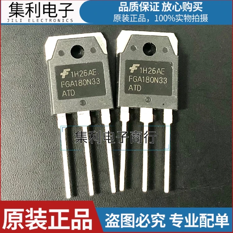 

10PCS/Lot FGA180N33ATD MOS TO-3P 330V 180A Imported Original In Stock Fast Shipping Quality guarantee