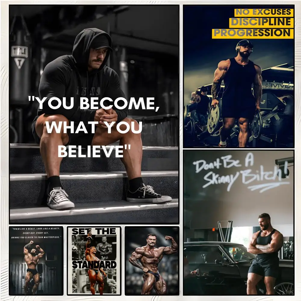 Chris Bumstead Bodybuilder Fitness Motivational Quotes Poster Superior Home Space  Indoor Decorative Art & Home Decor