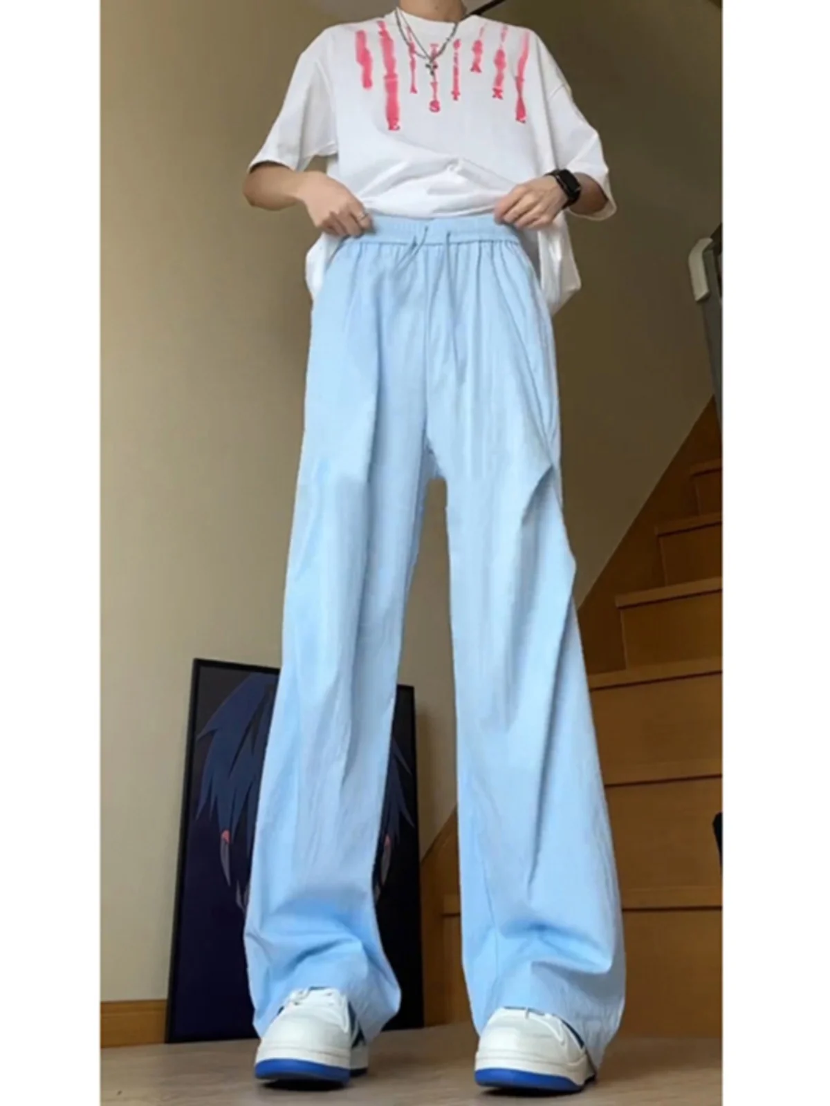 Ice Silk Paratrooper Work Pants Qui Dry Casual Trousers for Boys American Sle Functional Foldable Breathable Summer Pants