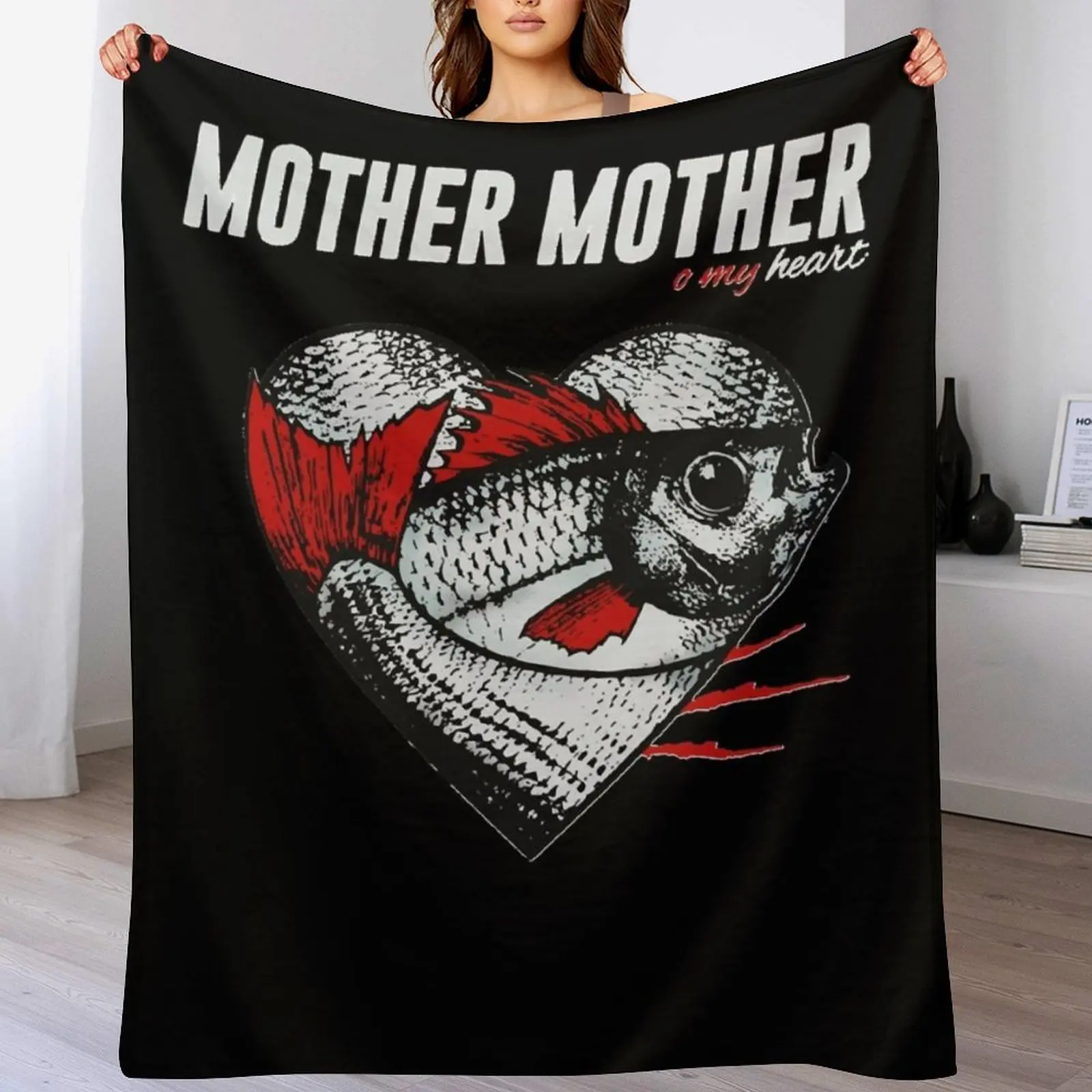 

Mother-Band-Funny Throw Blanket Luxury Baby Quilt Bed Blankets