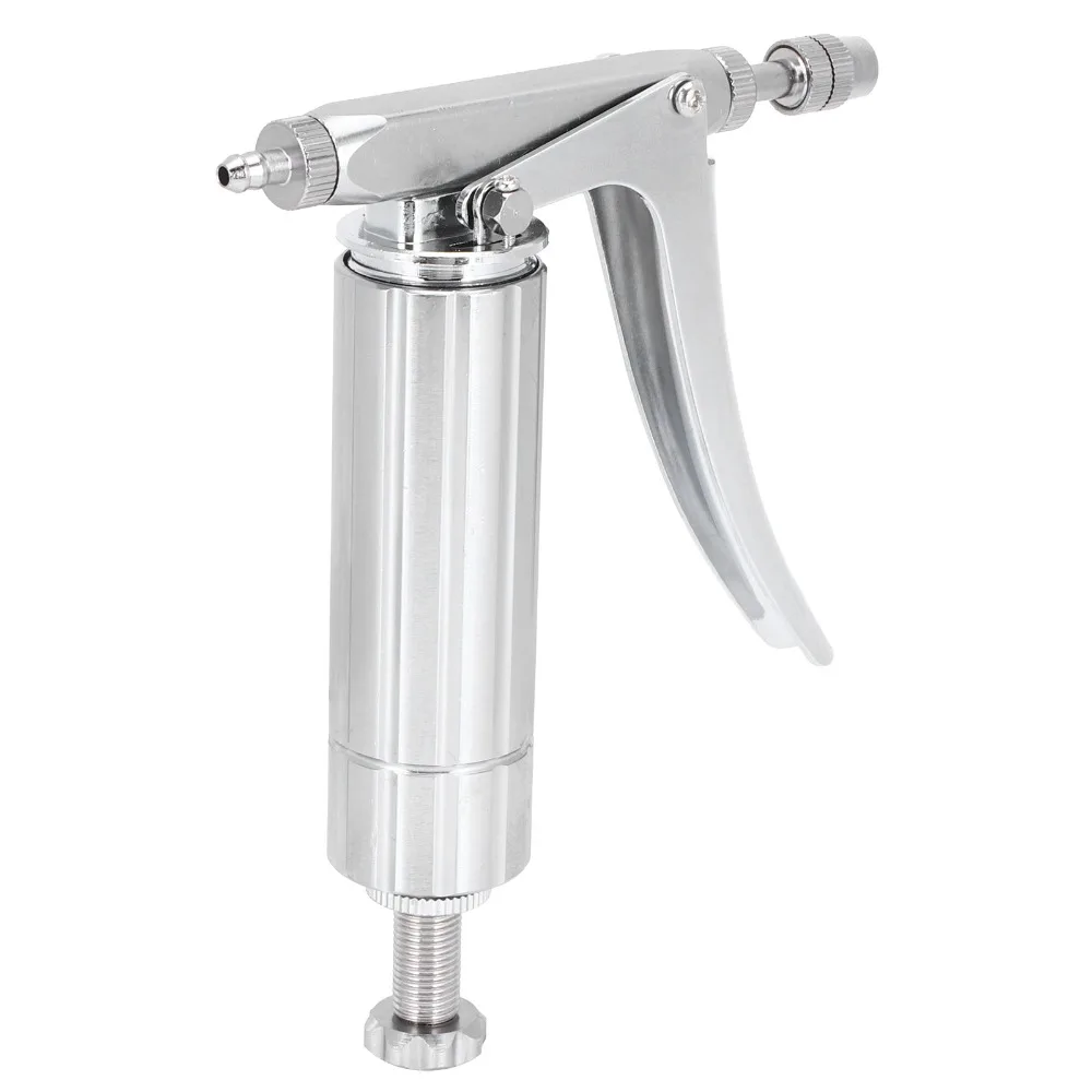 6pcs Stainless Steel Beekeeping Sprayer Fine Mist Spray Corrosion Resistant Bee Medicine Syringe Lightweight Adjustable Nozzle