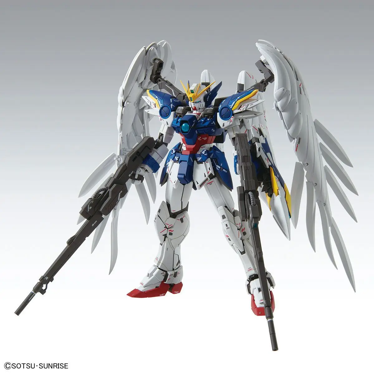 Bandai MG 1100 Wing Zero Custom EW Fallen Angel Ka Edition Gundam Plastikmodellbausatz Mecha Warrior Actionfigur Lernspielzeug