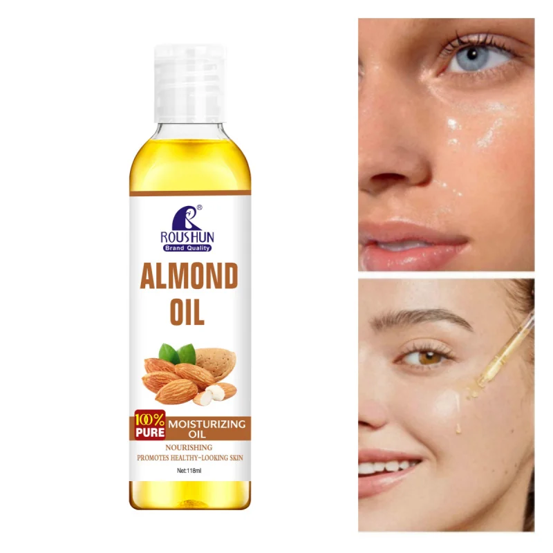 118 مل زيت جسم اللوز زيت العناية بالبشرة ترطيب البشرة سعة كبيرة زيت أساسي للجسم بالكامل للجسم والوجه واليد والشفاه والعين #6