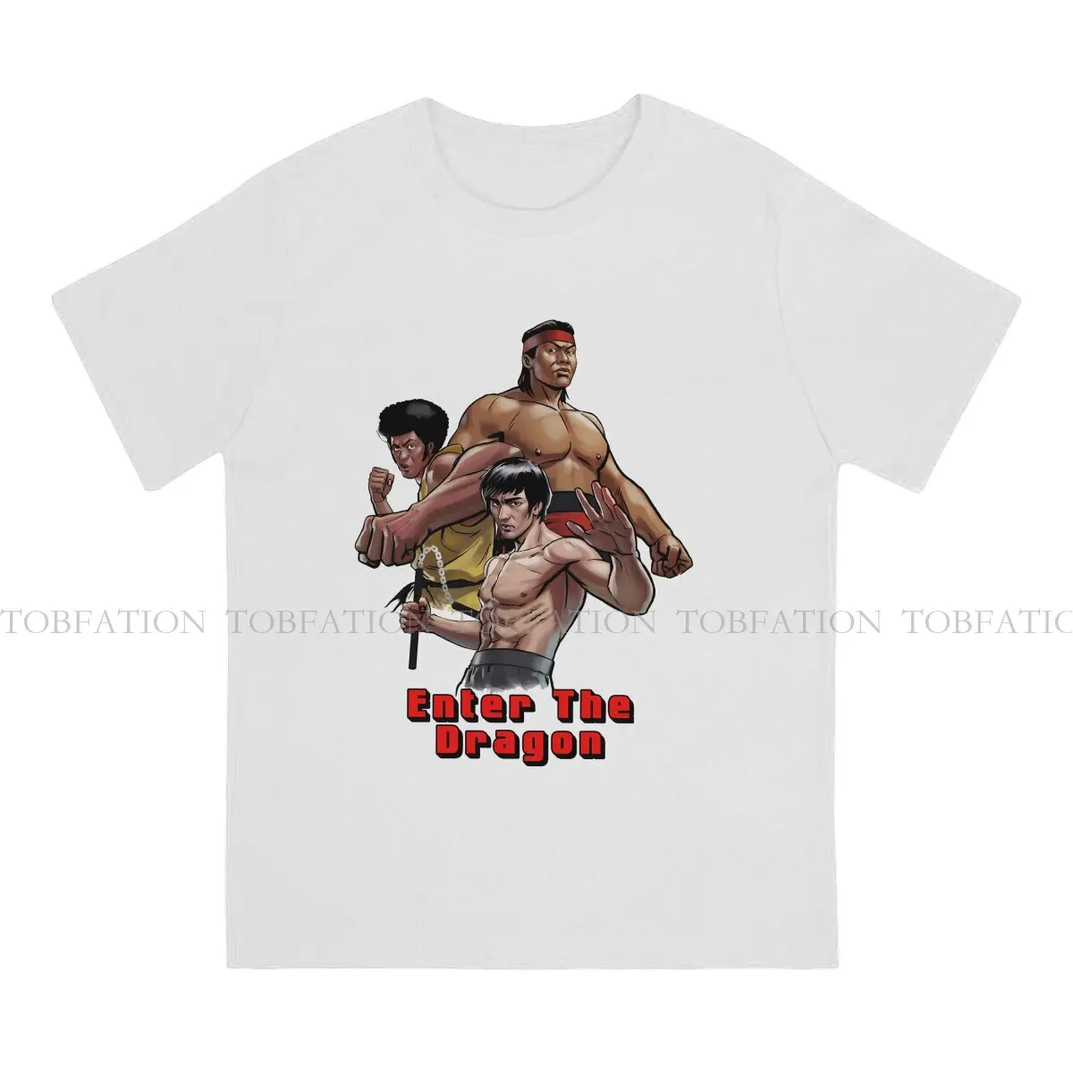 Enter The Dragon Hip Hop TShirt Kungfu Creative Tops Casual T Shirt Male Tee Unique