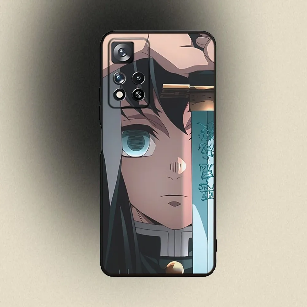 Muichiro Tokito Demon Slayer Phone Case For Samsung Galaxy A20,A21s,A22,A31,A32,A52,A53,A72,73,A80,A91 Soft Black Cover