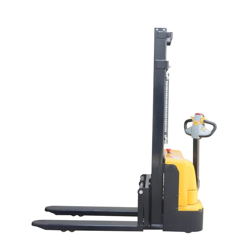 High quality 2 ton Hydraulic walking electric stacker Full Electric Pallet Stacker electric self loading stacker