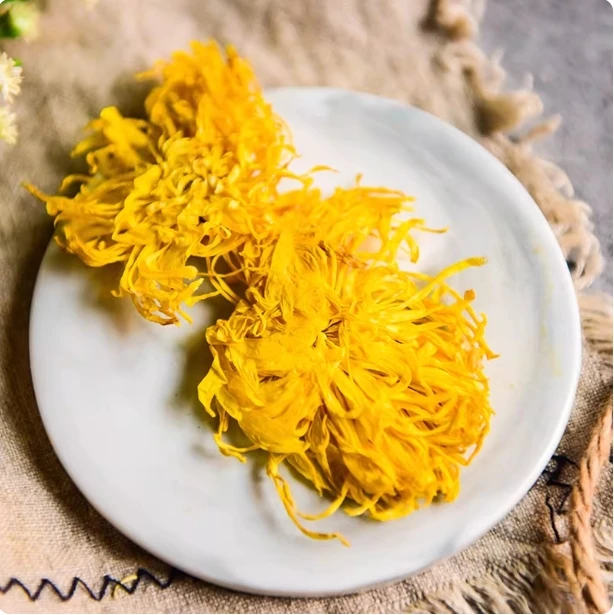 5pcs Natural Plant Dried yellow Chrysanthemum Flowers DIY Arrangement Home party decoration