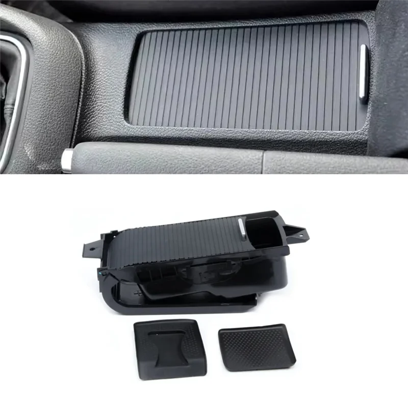 

MACH-Car Black Center Console Water Cup Drink Holder Storage Box 5KD 862 531A For VW Scirocco Golf 5 EOS 1K0862531 5KD862531A Pa