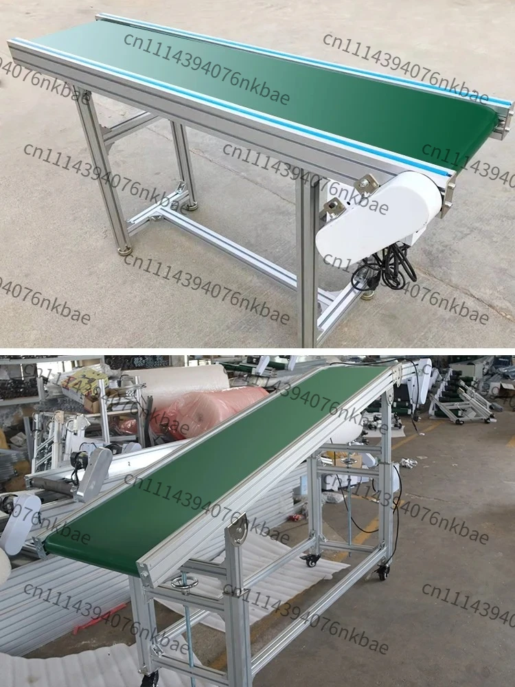 1000mm PVC Belt Conveyor Small Logistics Express Food Transport Conveying Line Machine