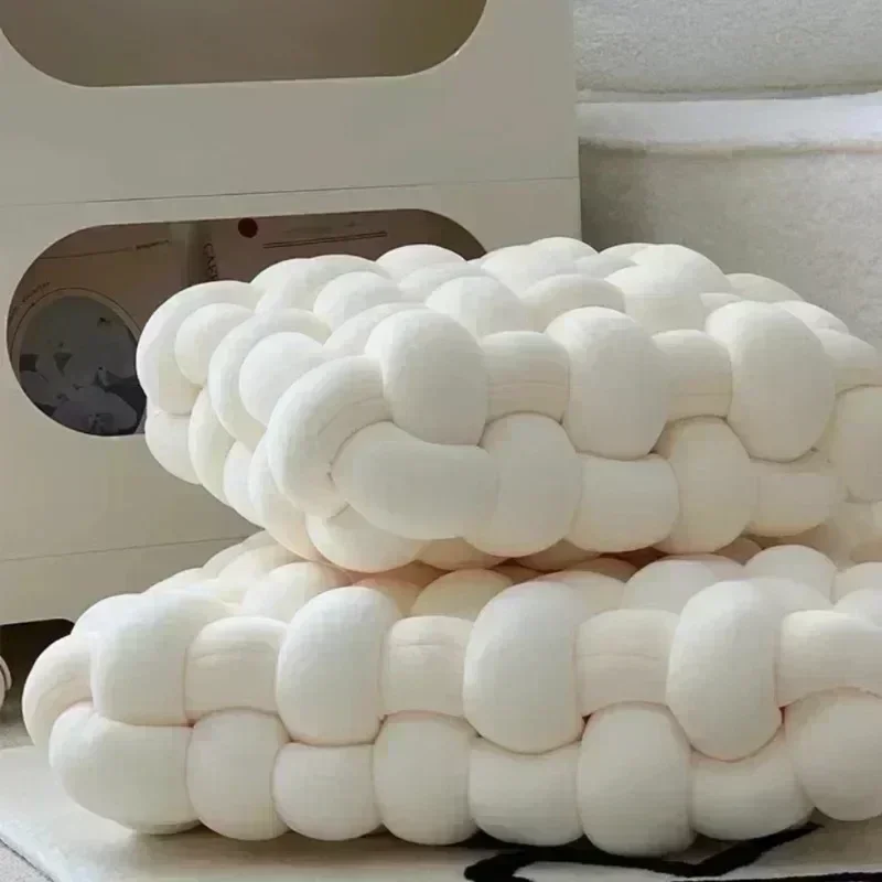 ساحة عقدة محشوة وسادة الشمال الجمالية وسادة الزخرفية وسائد فخمة مكتب النوم الطابق النافذة وسادة الظهر ديكور