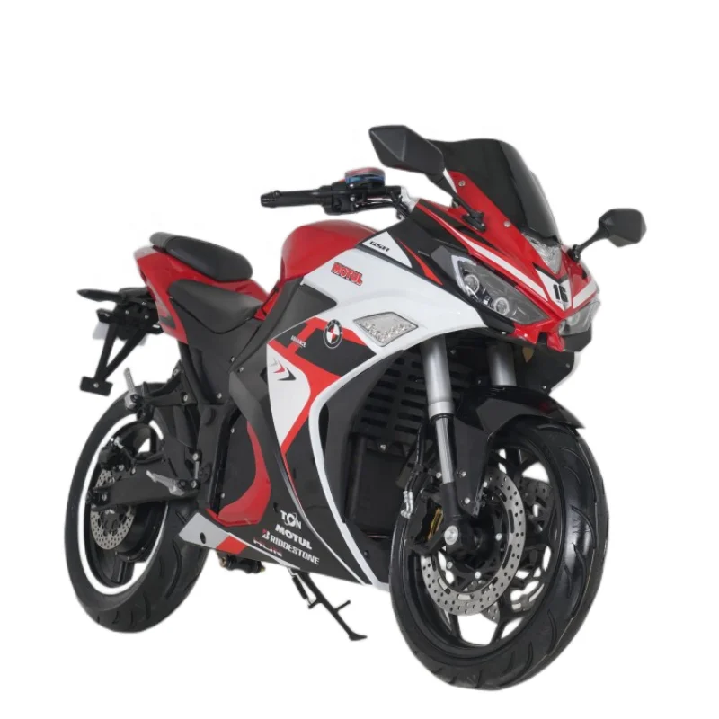 High-Speed Electric Motorbike 5000W-10000W 80km/h Road Sportbike Cheap Two-Wheel Dirt Bike for Adults 72v Electric Motorcycles
