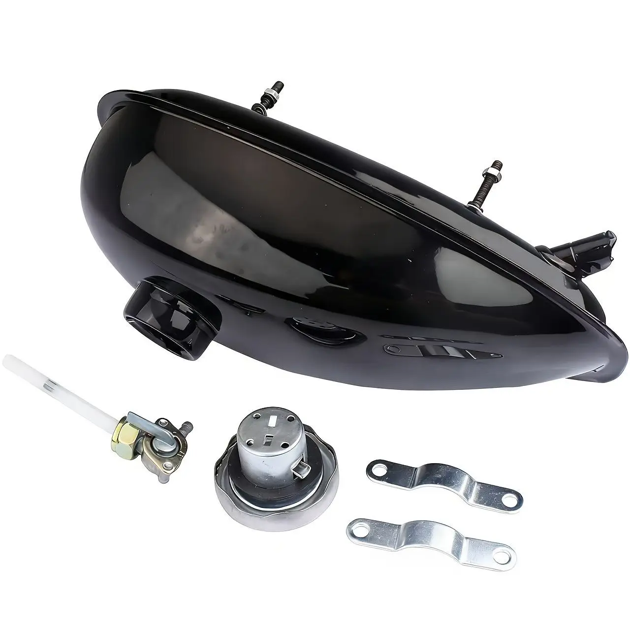 Mini Motorcycle Bike Small Fuel Tank 50/60/80 CC Two Stroke Fuel Tank with Cover Fuel Tank