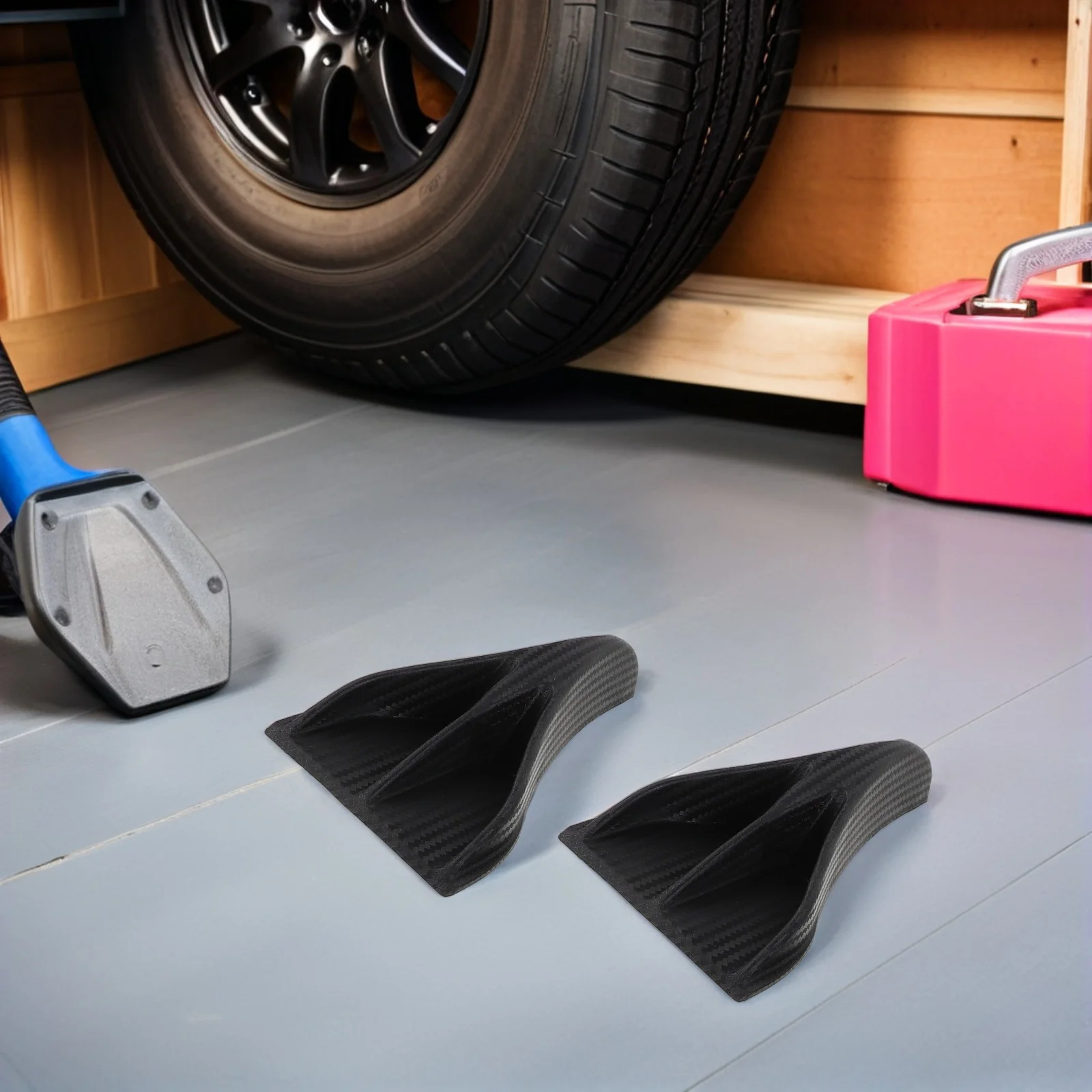 

7pcs Shark Car Decoration Roof Wing Spoiler Roof Spoiler Aerodynamic Diffuser For Suv Windscreen Air Generator Kit