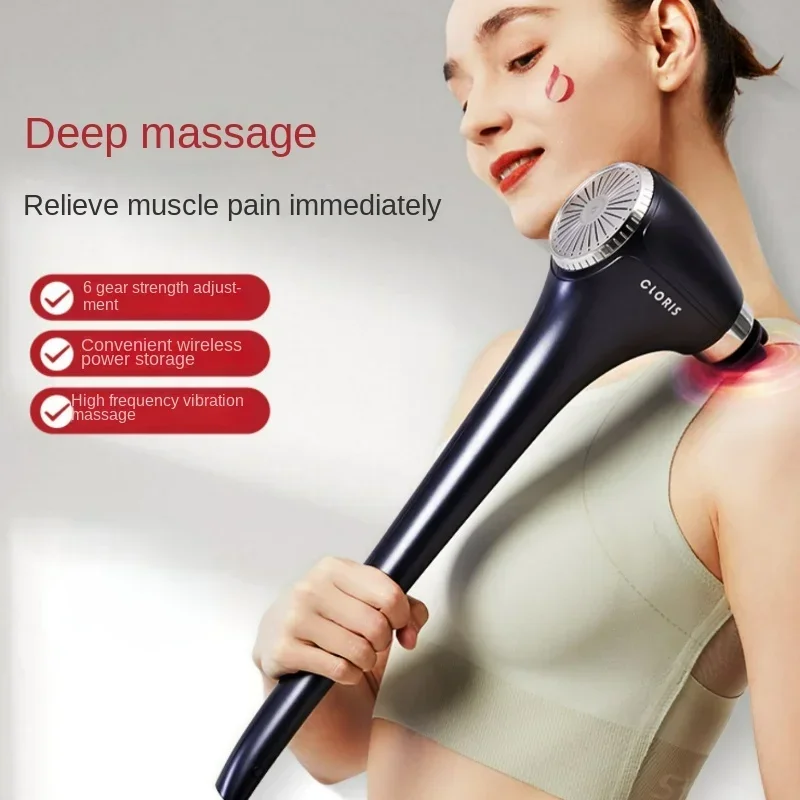 

Handheld Electric Shoulder and Neck Massagers Multi-function Hammer Massage Stick Cervical Spine Lumbar Back Meridian Meter