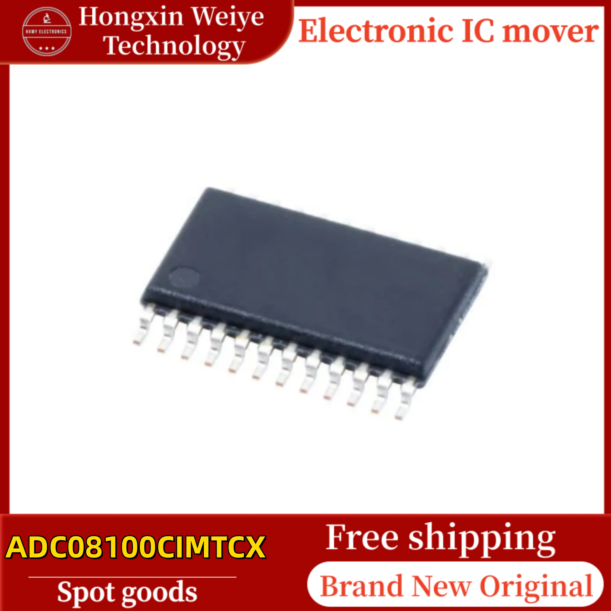 2/10 pcs ADC08100CIMTCX ADC08100 TSSOP-24 Converter Brand New In Stock