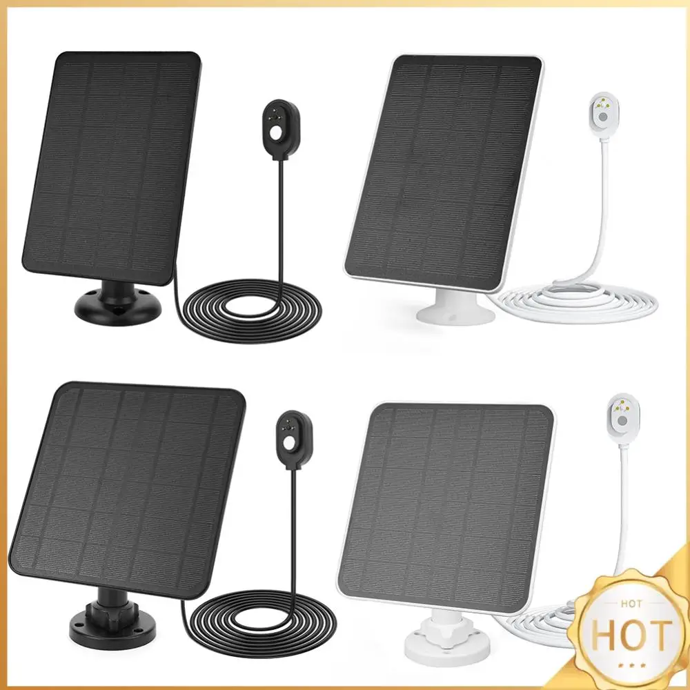 Солнечные зарядные панели 4W/6W 5V с регулируемым настенным креплением и кабелем для зарядки 9,8 футов для камер Arlo Pro 5S/4/3 Floodlight
