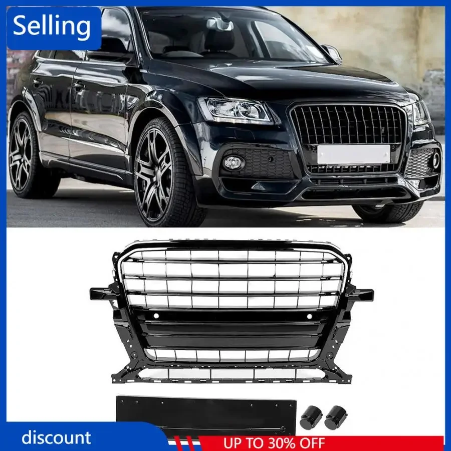 

Car Front Grille For SQ5 Style Car Front Bumper Mesh Grille Grill Fit for Audi Q5 8R 2013 2014 2015 2016 2017 Bumper Grille fas