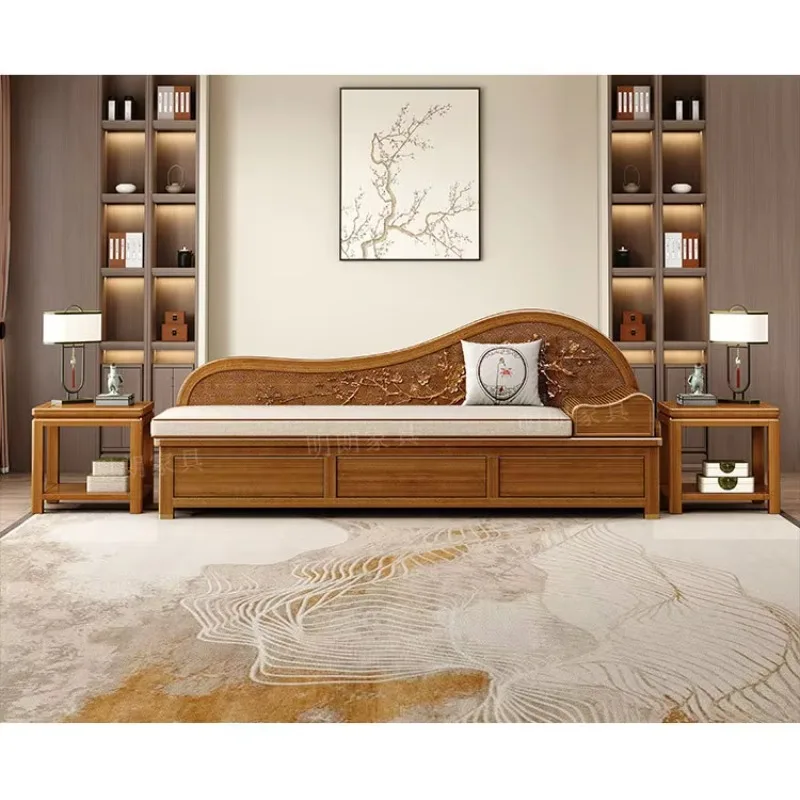 DSA new Chinese-style solid wood concubine chair with sofa small apartment living room antique drawer storage