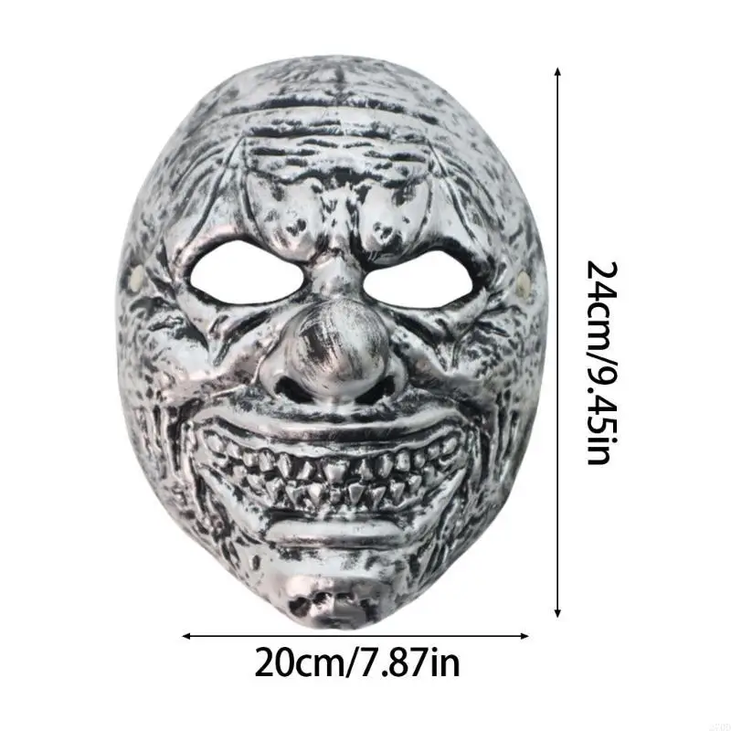 Masque mascarade 270D, masque Clown drôle, masque Mardi Gras, masque Cosplay effrayant, masque fête pour robe
