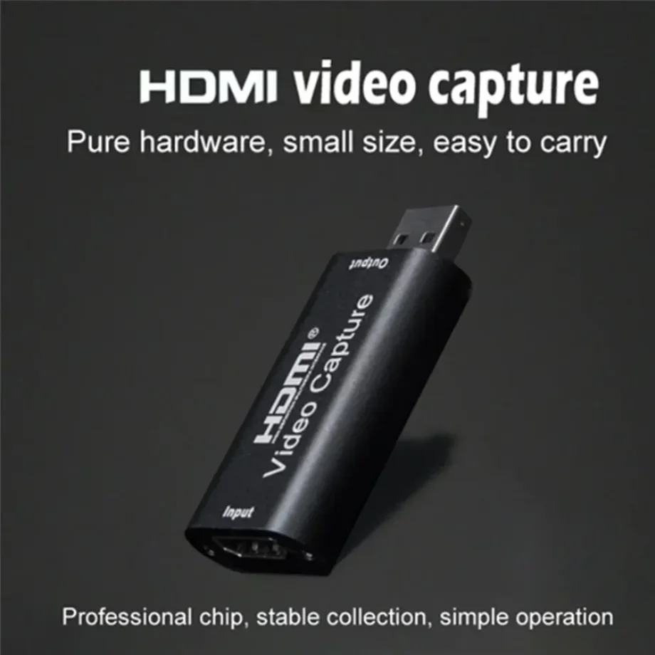 4K USB 3,0 Video Capture Karte 1080P USB 2,0 HDMI Spiel Grabber Box Für PS4 DVD Kamera PC Aufnahme Placa de Video Live-Streaming