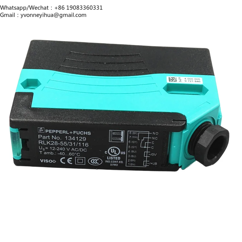 Brand New Original RLK28-55/31/116 Mirror Reflective Photoelectric Sensor 134129 In Stock