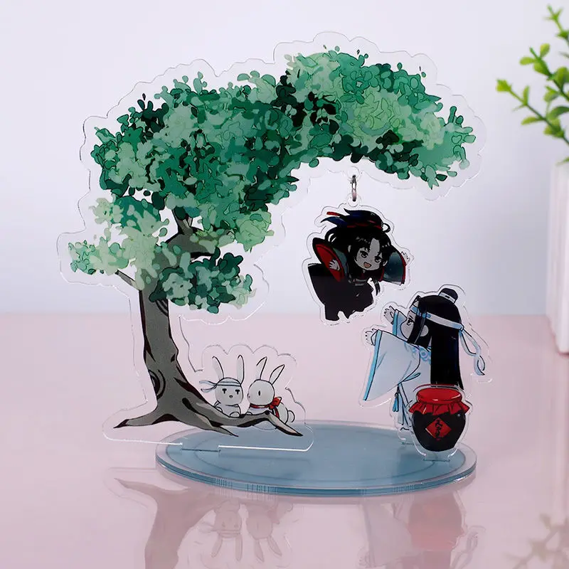 

Anime Grandmaster of Demonic Cultivation Figure Acrylic Stand Wei Wuxian Desk Ornaments Lan Wangji Acrylic Standing sign Gift