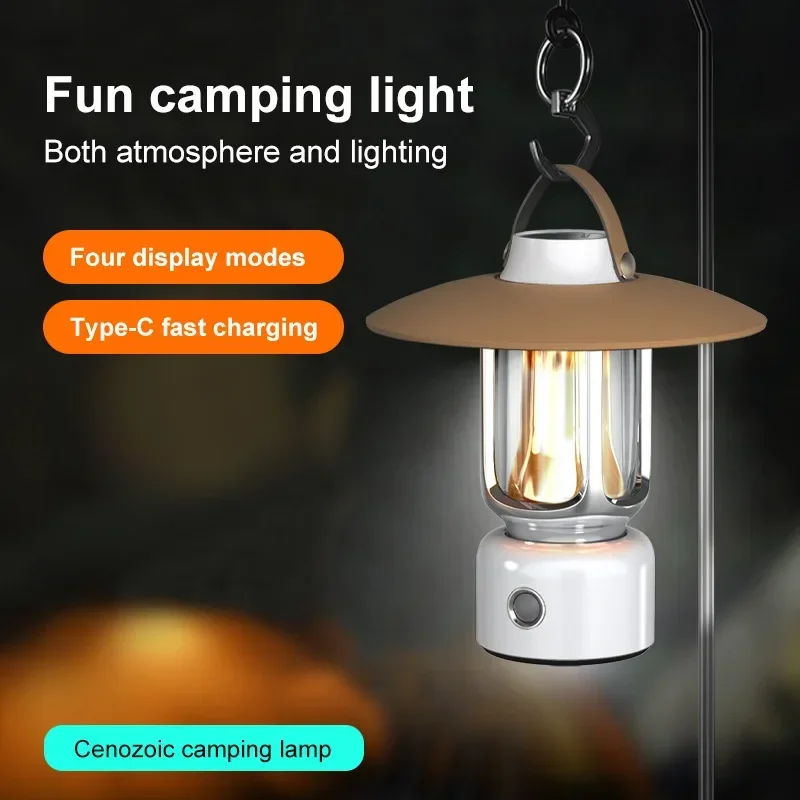 

2500mAh LED Camping Lights Portable Torch Tent Lantern Work Maintenance Lighting Outdoors LED Camping Torch Emergency Light Camp