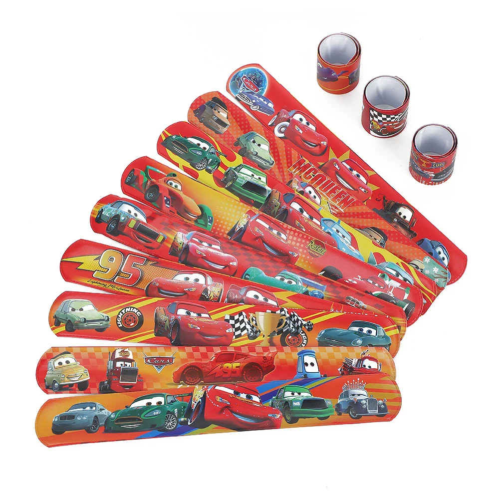 1/12/24개 픽사 자동차 슬랩 팔찌 – 라이트닝 맥 - Lighting Mcqueen Decor 리뷰 및 가격