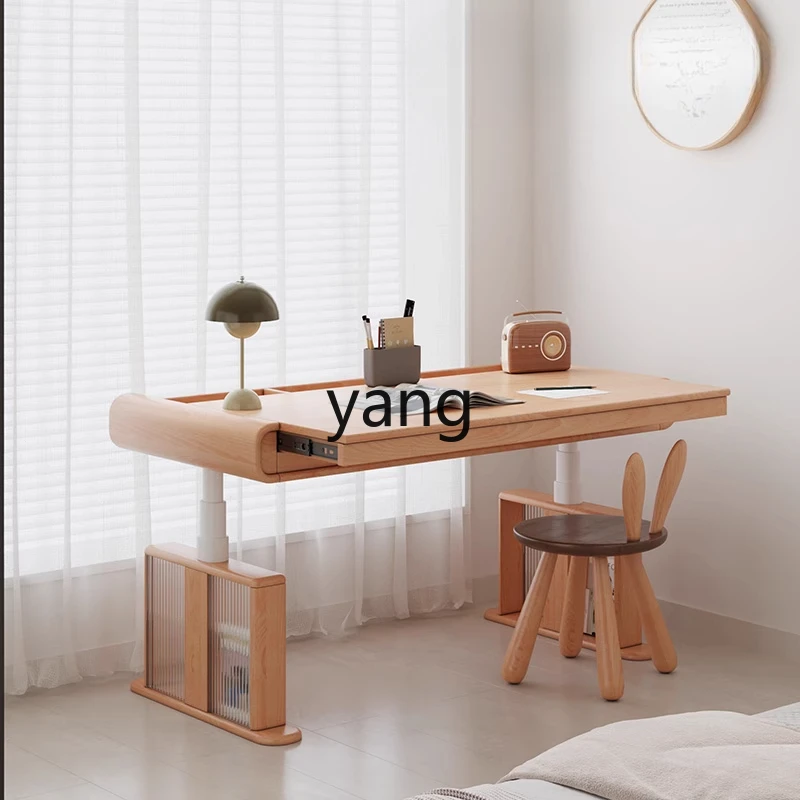 LTT lifting study table electric bay window intelligent computer table adjustable mobile workbench