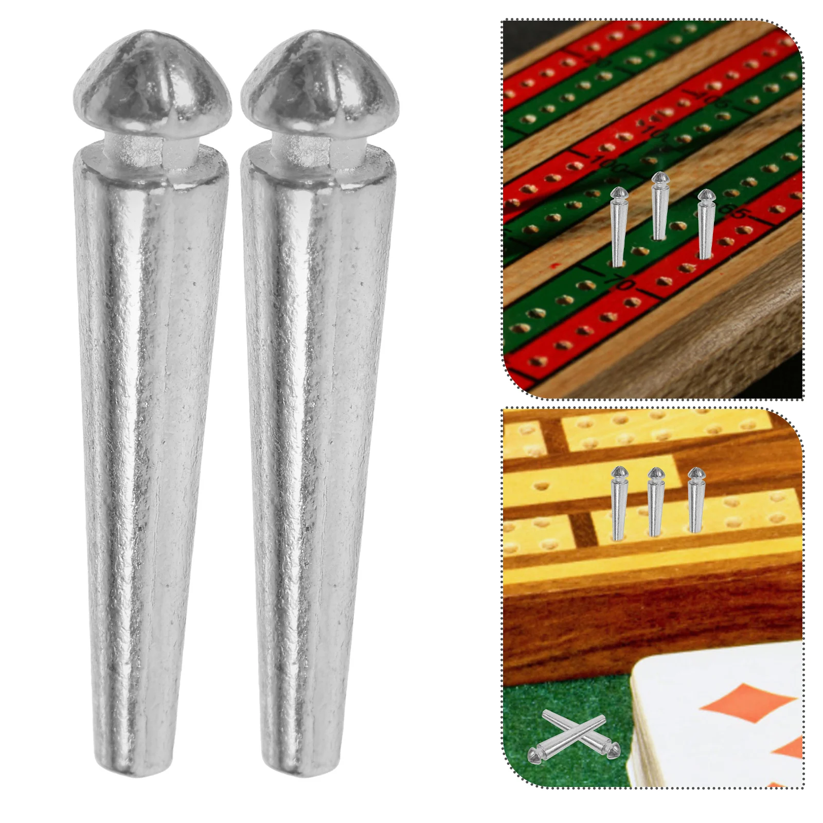 100 stuks telhaken metalen scorenagels voor kaarten bordspel draagbare cribbage accessoires desktop keeper