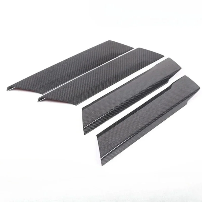 

For TOYOTA Tundra Real Dry Carbon Fiber 2022-2023 Inner Door Panel Trim Cover-Base Model Decoration Modification Accessories