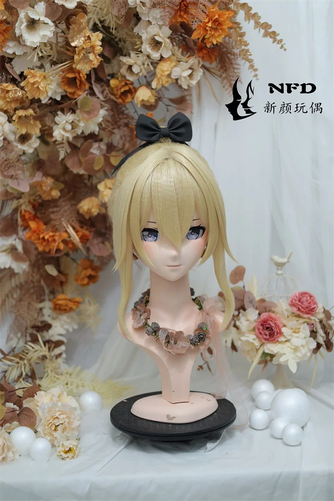 

(Jean) Full head super sweet female resin crossdressing BJD Doll kig cosplay kigurumi mask