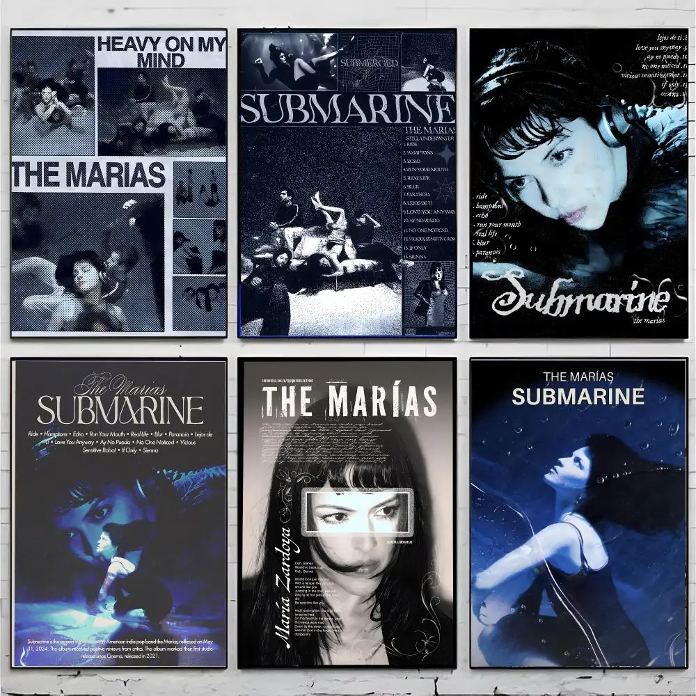 The Marias Album Pop The Marias Submarine Poster Superior Home Space  Indoor Decorative Art & Home Decor