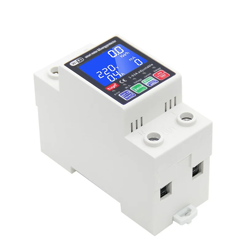 【Shopper’S-Favorite!】Smart Life PV Smart Circuit Breaker Tuya Voltage Relay 220V Wifi Current Leakage Protection Automatic MCB S