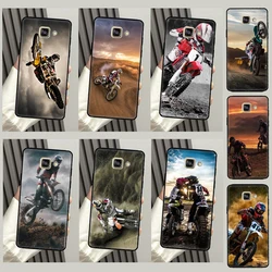 Moto Cross Motorcycle Sports Case For Samsung Galaxy A3 A5 2016 J3 J5 J7 2017 J2 J6 J4 Plus J8 A6 A7 A8 A9 2018 Fundas