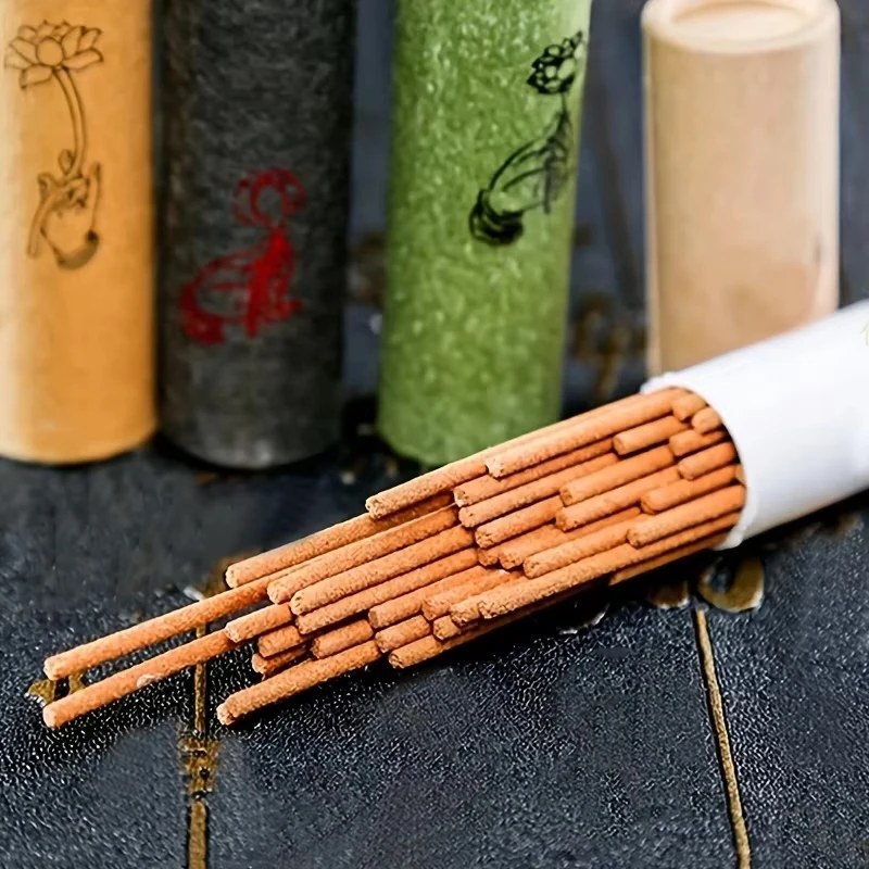 40Pcs Home Incense Stick Natural Sandalwood Incense Sticks Aroma Blessing Ceremony Pray Buddha Incense