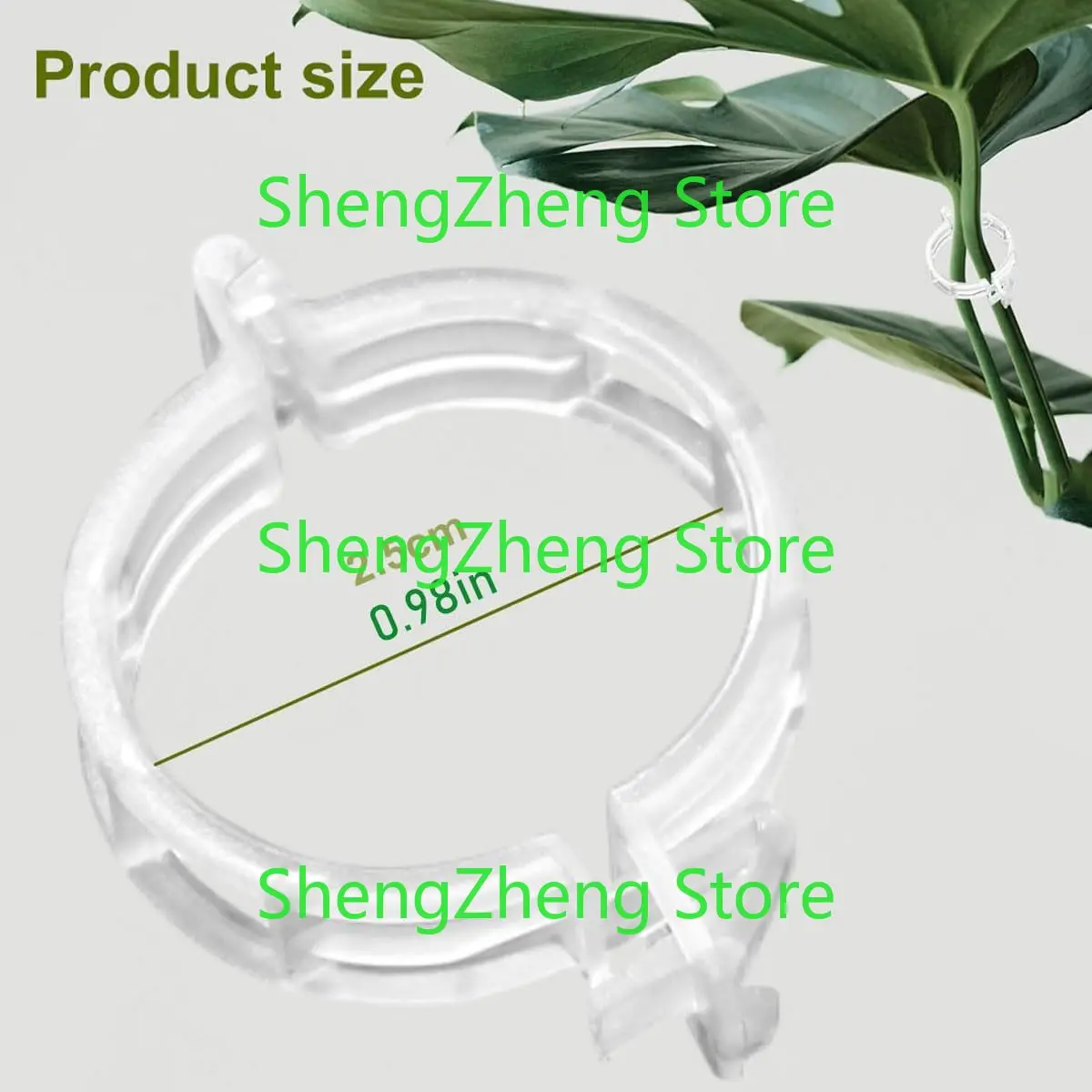 300Pcs Plant Support Clips Reusable Garden Clips  Secured Plastic Plant Tomato Support Clips for String Trellis