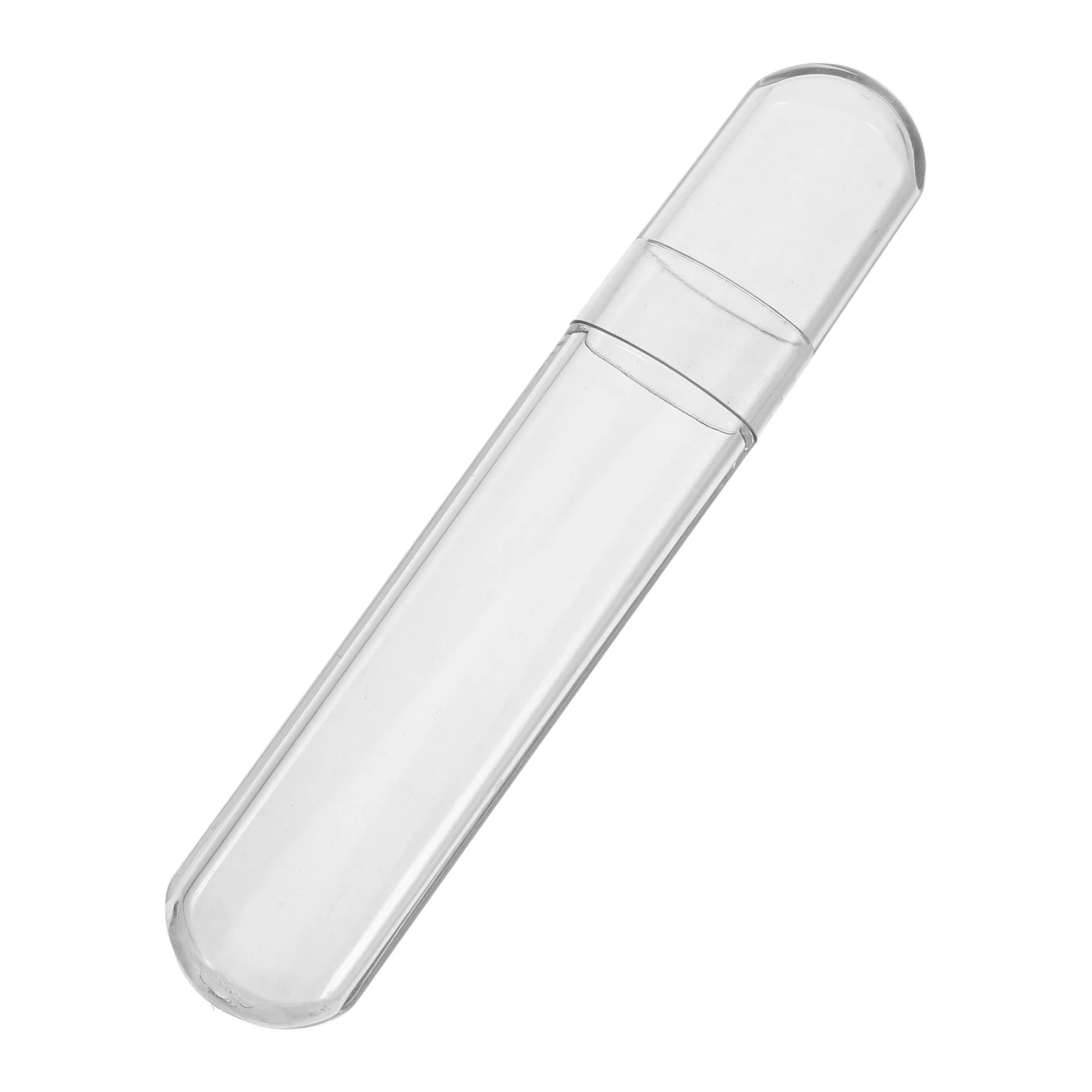 

Eyelash Tweezer Case Clear Plastic Storage Tubes Travel Organizer Small Tube Holder For Makeup Tools Dolphin Clips