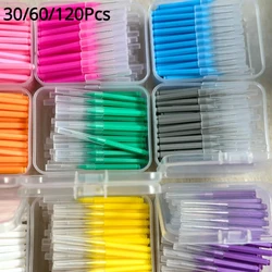 30/60/120Pcs Interdental Brushes Health Care Tooth Escova Interdental Cleaners Orthodontic Dental Teeth Brush Oral Hygiene Tool