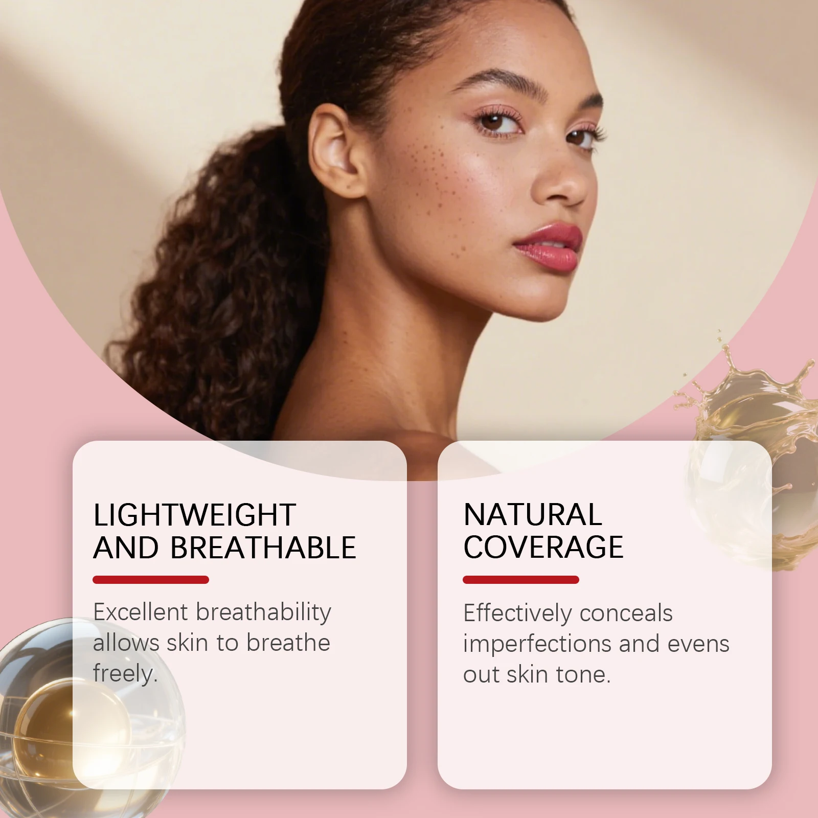 Korektor nawilżający w poduszce powietrznej, kontrolujący wydzielanie sebum, kryjący blizny potrądzikowe, rozjaśniający podkład pod makijaż, wodoodporny kosmetyk do makijażu twarzy.