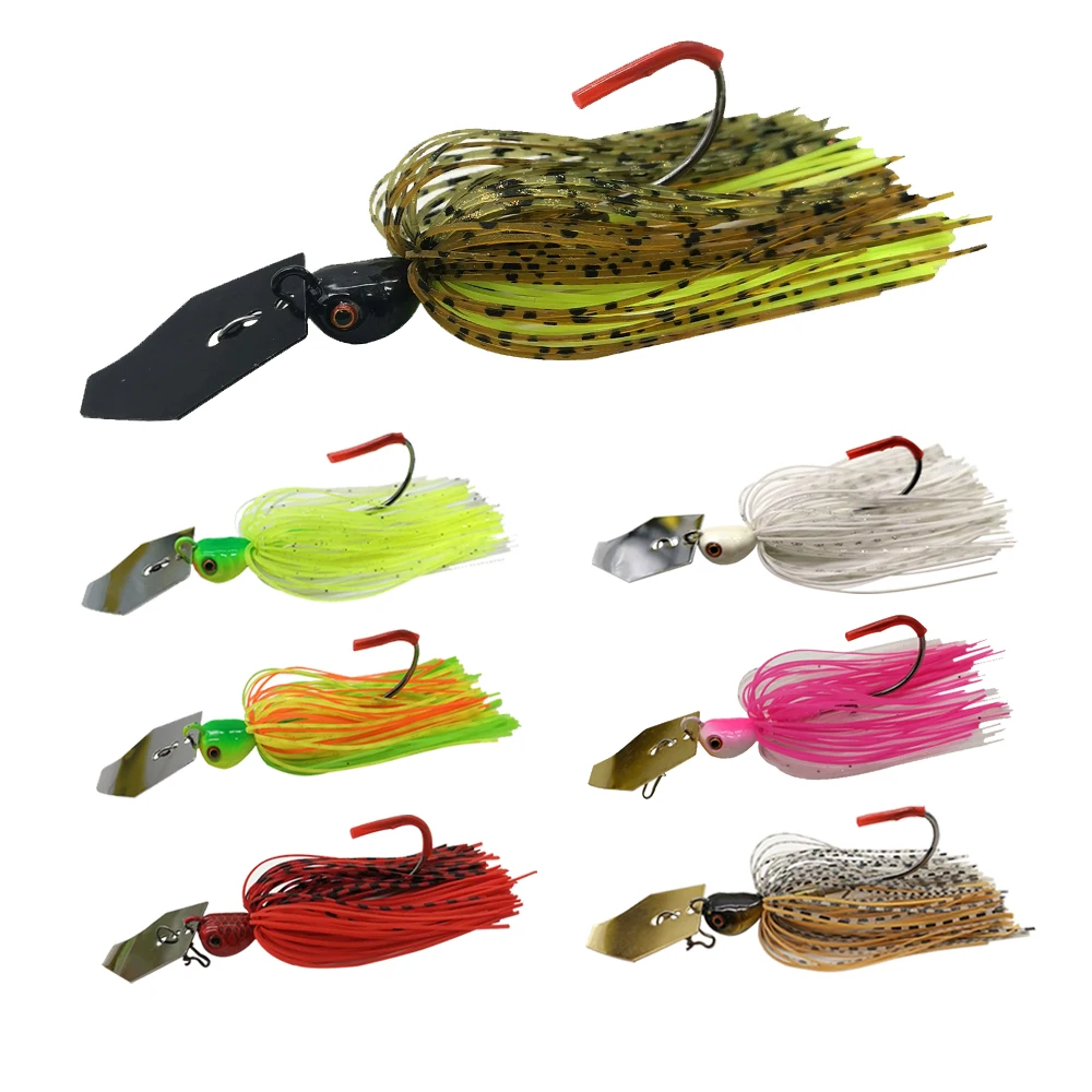 14G/18G Spinner Bait fishing lure fishing tackle balde Jig  fishing skirt Fishing accessories  for pike bass fish