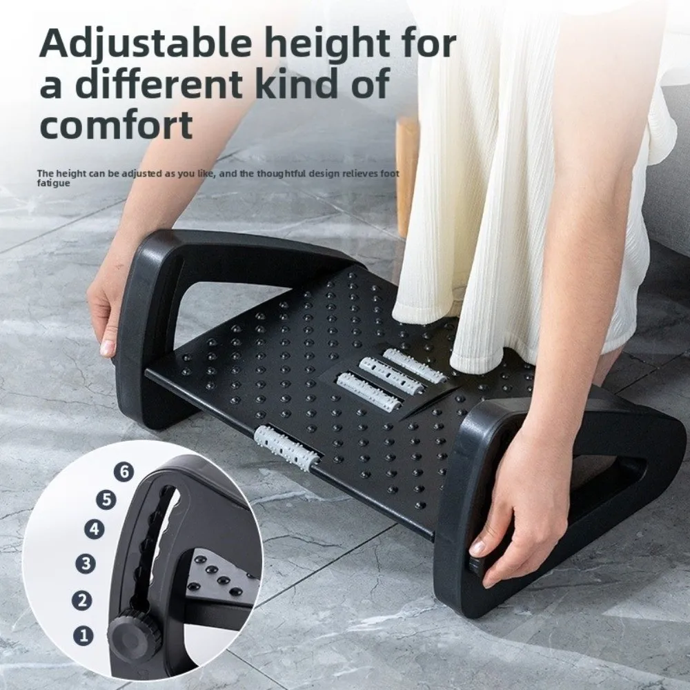 تدليك الأسطوانة مسند القدم مجلس قابل للتعديل ارتفاع المضادة للانزلاق رشاقته قدم البراز الراحة دعم مريح القدم البراز مكتب العمل