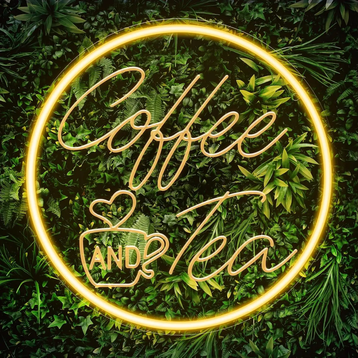 Coffee Tea Neon Sign - Insegna al neon con luce LED