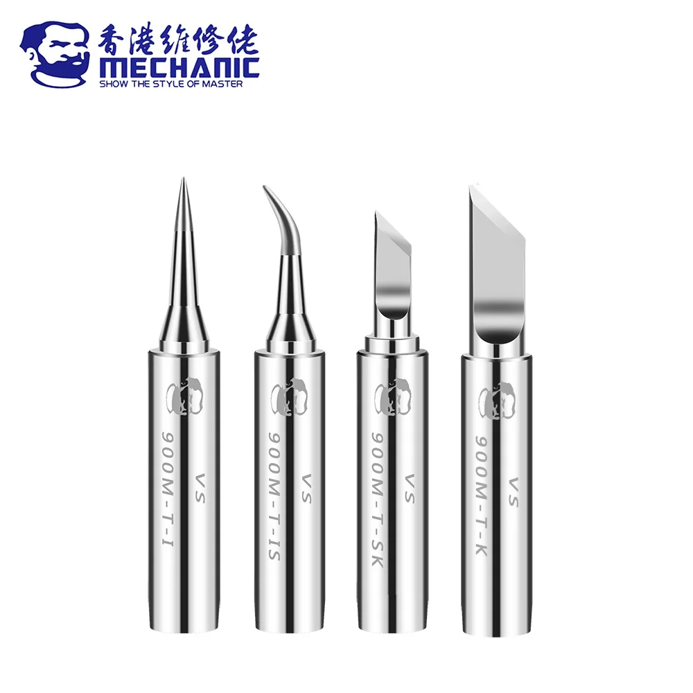 MECHANIC VS Series 900M-T Lead-Free Electric Solder Iron Tip Welding Tips Tool Kit for 935 936 969 8586 852D Soldering Station