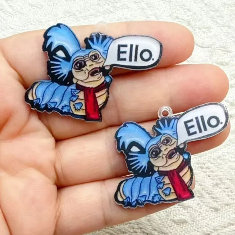 10pcs Acrylic cartoon animal jewelry for making pendants necklaces bracelets earrings DIY craft products