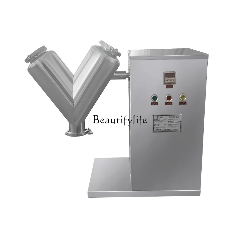 

Powder Mixer Manufacturer Laboratory Stainless Steel Small V-Type Single Arm Mixing Mixer